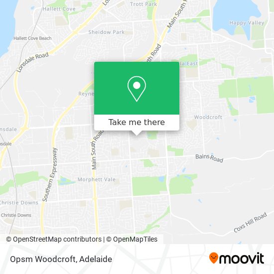 Opsm Woodcroft map
