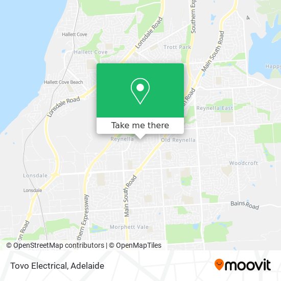 Mapa Tovo Electrical