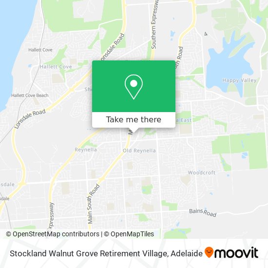 Stockland Walnut Grove Retirement Village map