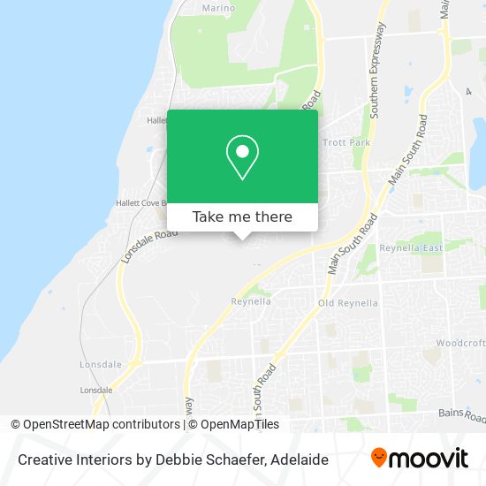 Creative Interiors by Debbie Schaefer map