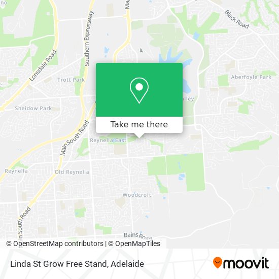 Linda St Grow Free Stand map