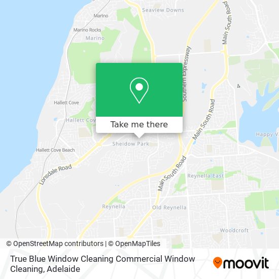 True Blue Window Cleaning Commercial Window Cleaning map