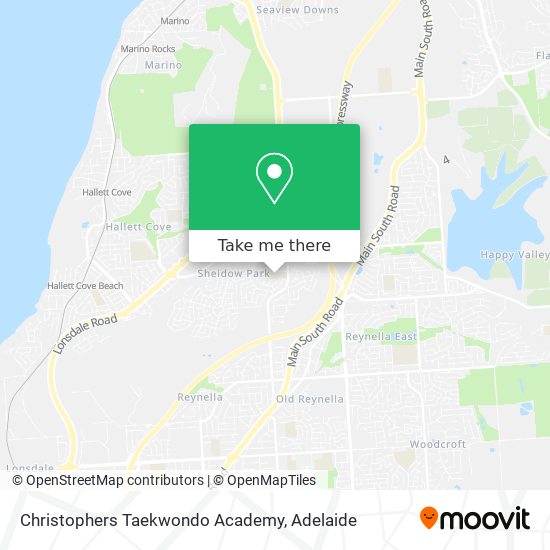 Christophers Taekwondo Academy map