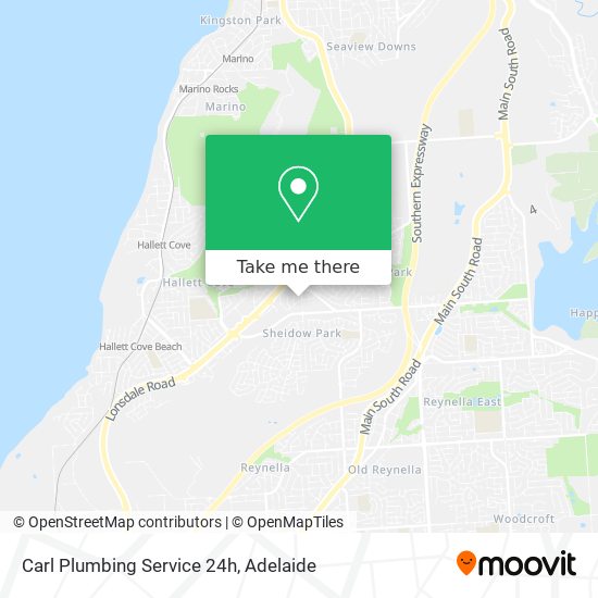 Carl Plumbing Service 24h map