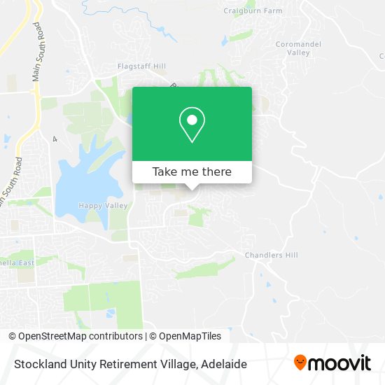 Stockland Unity Retirement Village map