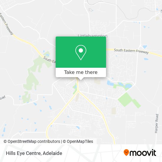 Hills Eye Centre map