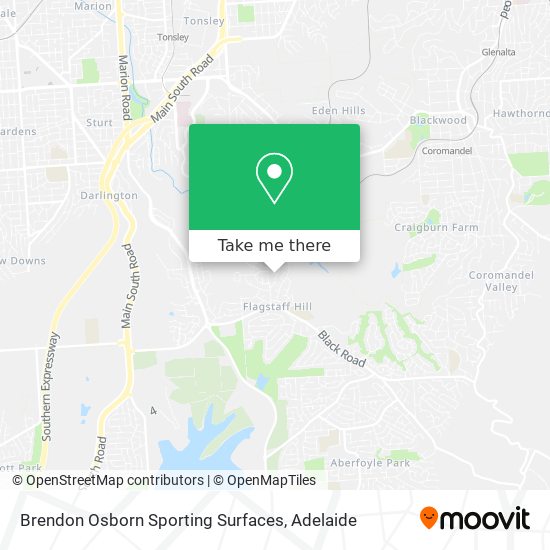 Mapa Brendon Osborn Sporting Surfaces