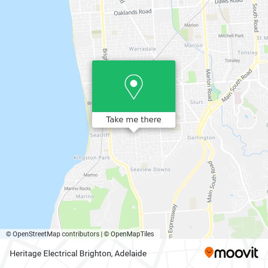 Heritage Electrical Brighton map