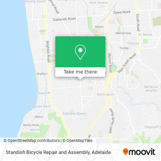 Mapa Standish Bicycle Repair and Assembly