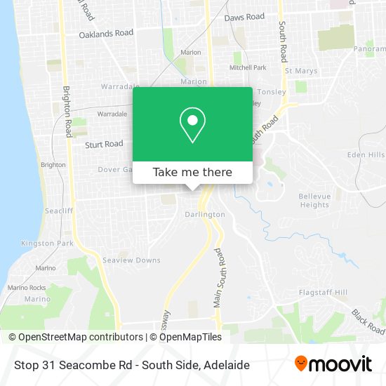 Mapa Stop 31 Seacombe Rd - South Side