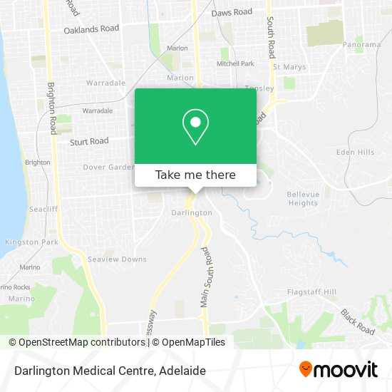 Mapa Darlington Medical Centre