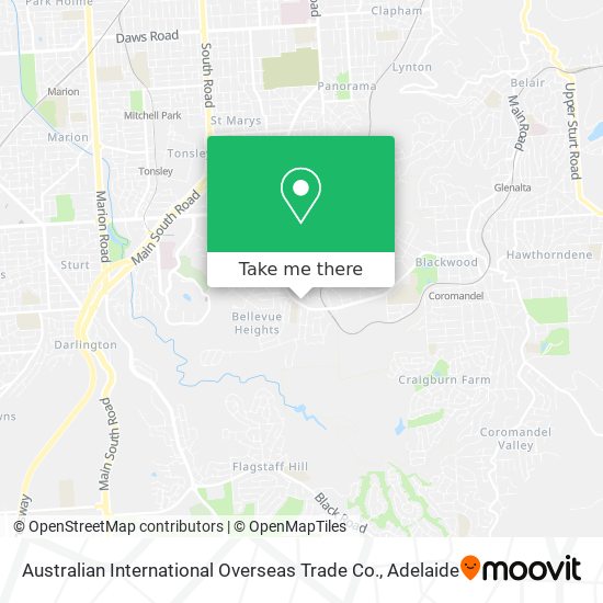Australian International Overseas Trade Co. map