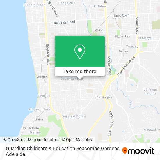 Mapa Guardian Childcare & Education Seacombe Gardens