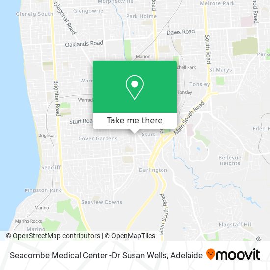 Seacombe Medical Center -Dr Susan Wells map