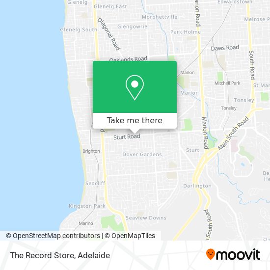 The Record Store map