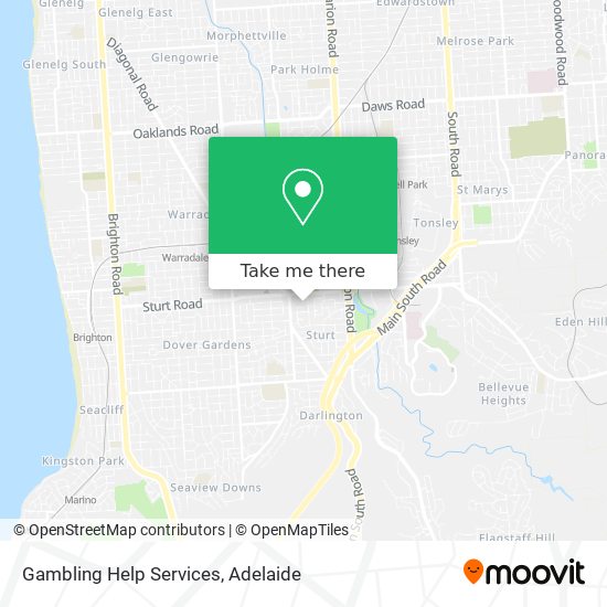 Mapa Gambling Help Services