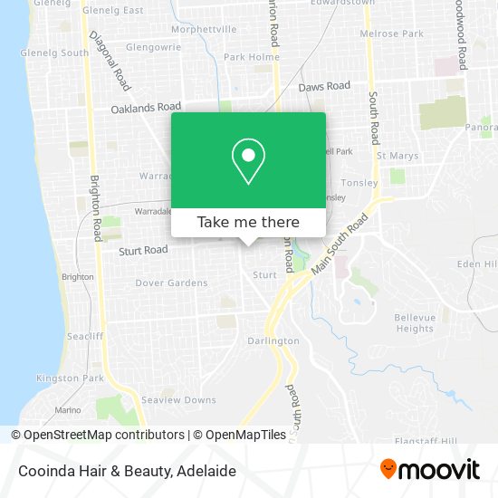 Cooinda Hair & Beauty map