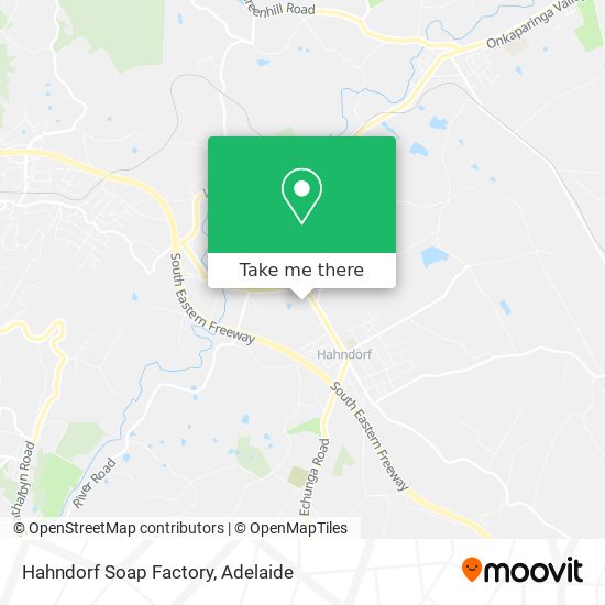 Mapa Hahndorf Soap Factory