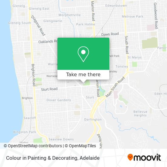 Colour in Painting & Decorating map