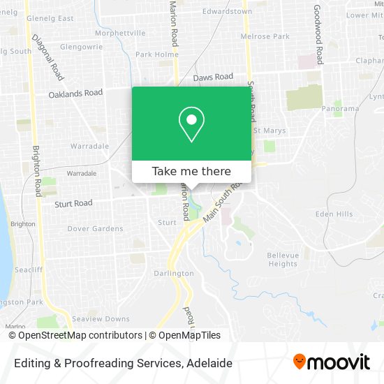 Editing & Proofreading Services map