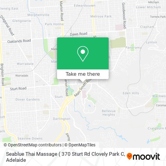 Seablue Thai Massage map