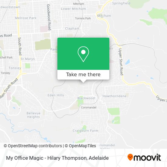 My Office Magic - Hilary Thompson map