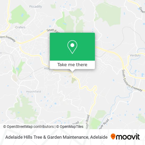 Adelaide Hills Tree & Garden Maintenance map