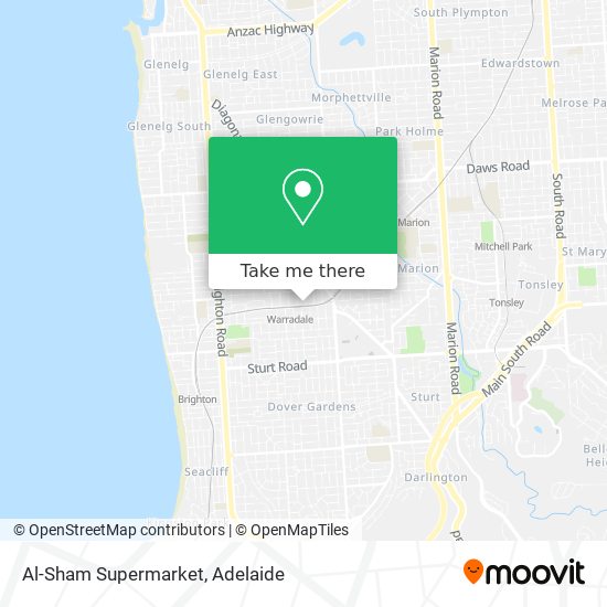 Al-Sham Supermarket map