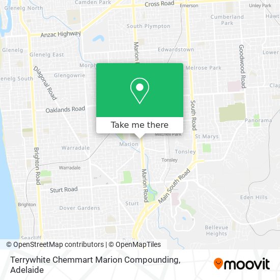 Terrywhite Chemmart Marion Compounding map