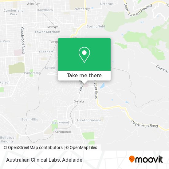 Mapa Australian Clinical Labs