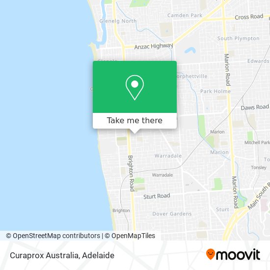 Mapa Curaprox Australia