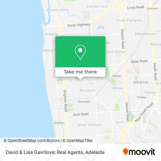 David & Lisa Gavrilovic Real Agents map