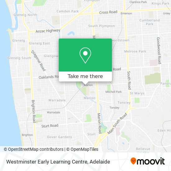 Westminster Early Learning Centre map