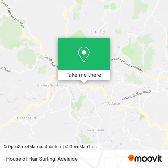 House of Hair Stirling map