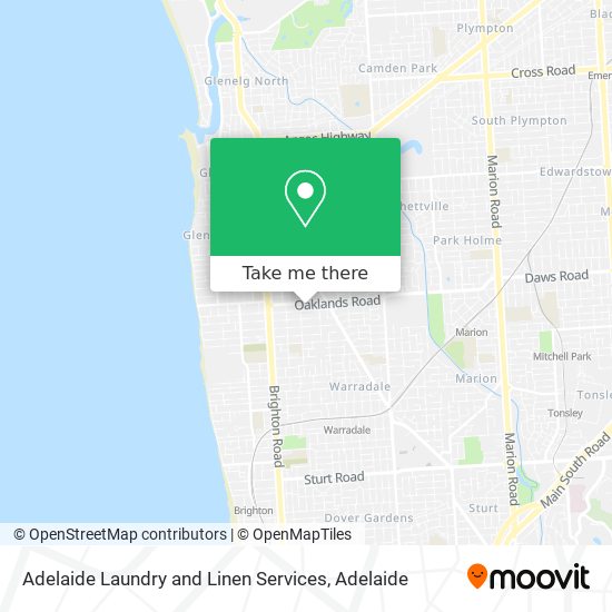 Mapa Adelaide Laundry and Linen Services