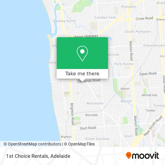 1st Choice Rentals map