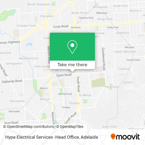 Hype Electrical Services -Head Office map