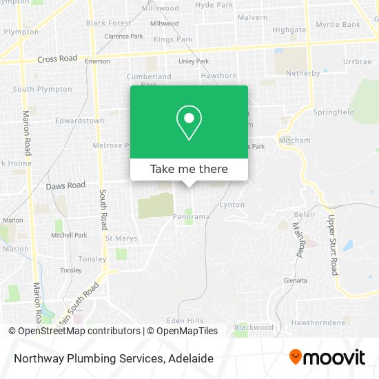 Mapa Northway Plumbing Services