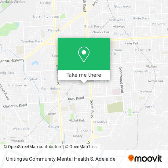 Unitingsa Community Mental Health S map