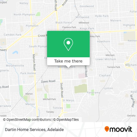 Mapa Dartin Home Services