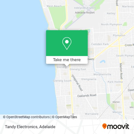 Tandy Electronics map