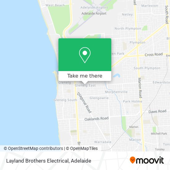 Layland Brothers Electrical map