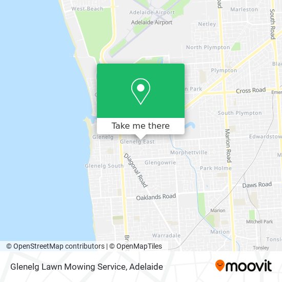 Glenelg Lawn Mowing Service map