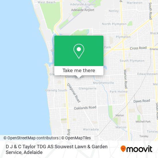 D J & C Taylor TDG AS Souwest Lawn & Garden Service map