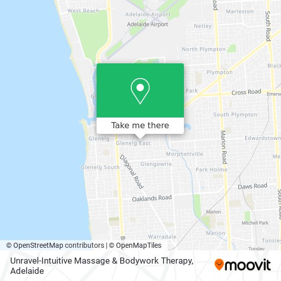 Unravel-Intuitive Massage & Bodywork Therapy map