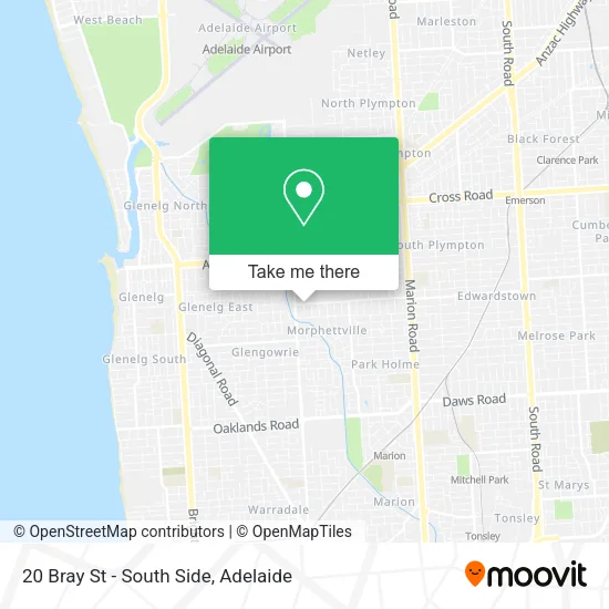 20 Bray St - South Side map
