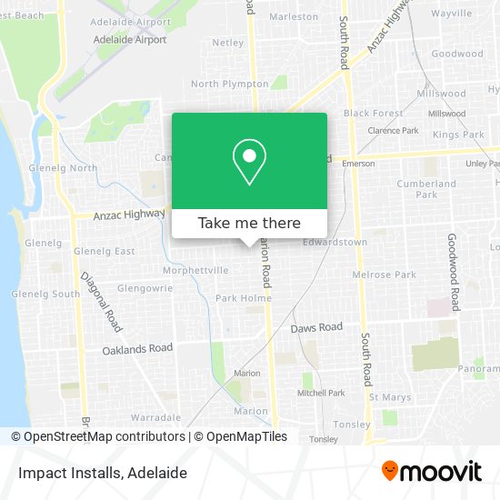 Impact Installs map