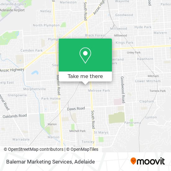 Balemar Marketing Services map