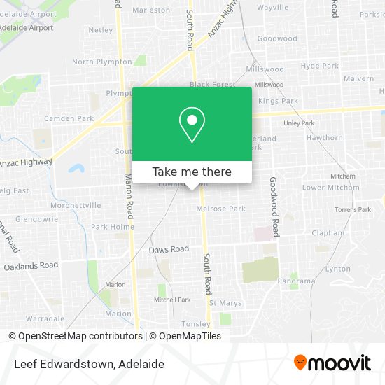 Leef Edwardstown map
