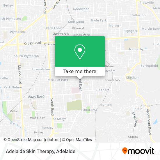 Adelaide Skin Therapy map